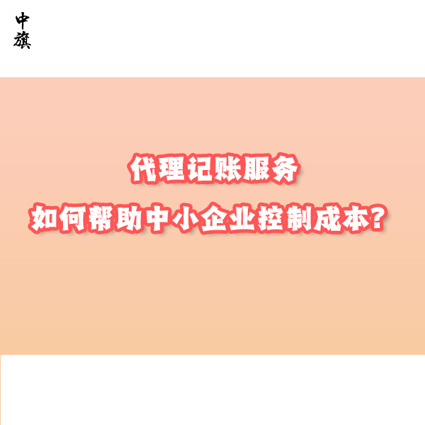 代理記賬服務(wù)如何幫助中小企業(yè)控制成本？