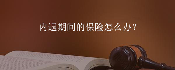 內(nèi)退期間的保險怎么辦？.jpg