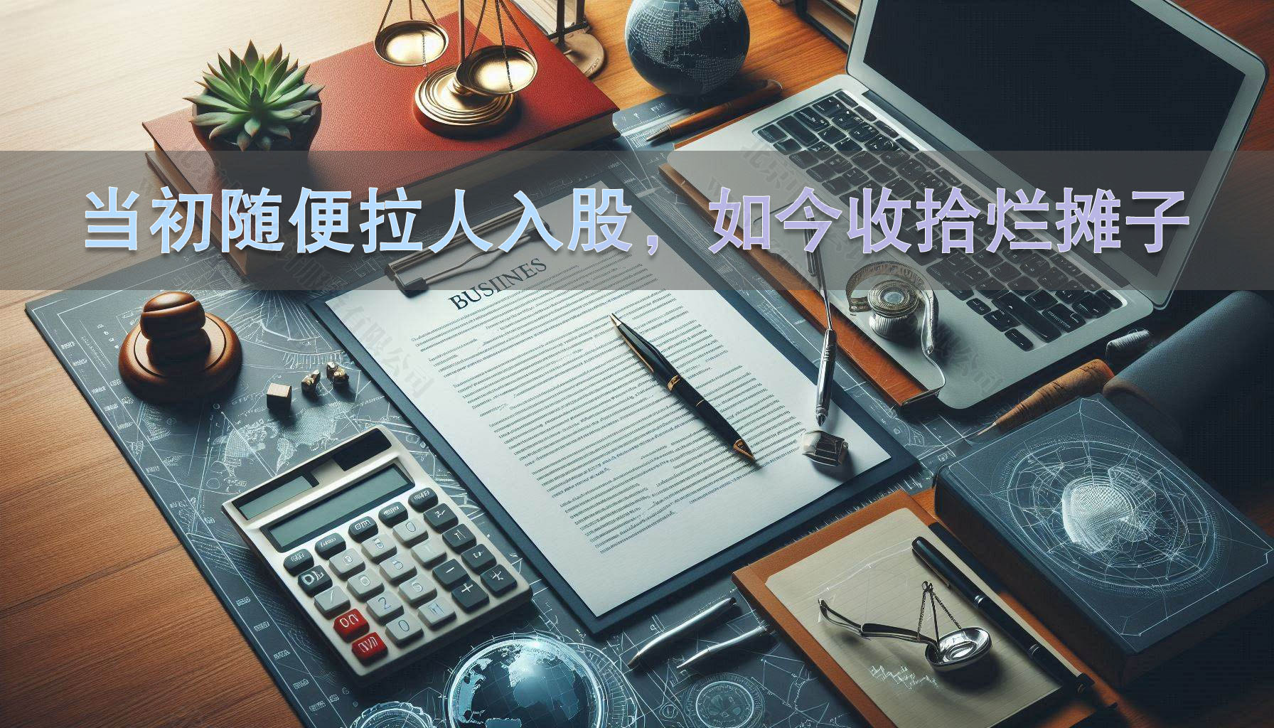 當(dāng)初隨便拉人入股，如今收拾爛攤子.jpg