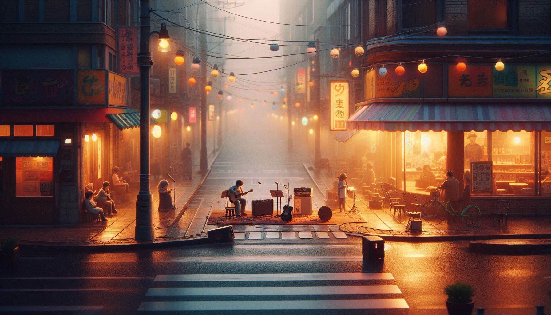夜晚的街頭空落落的一場演唱會(huì).jpg
