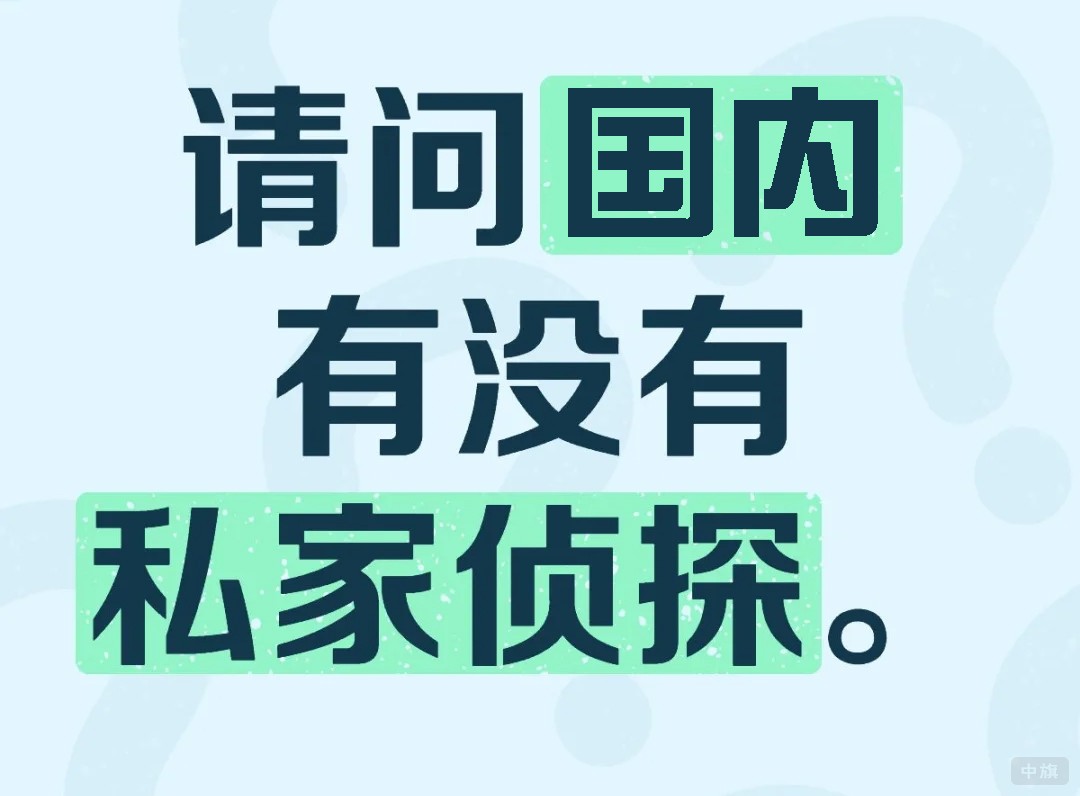 請問國內有沒有私家偵探？